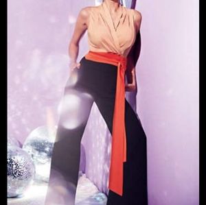 NY&C Eva Mendes color blocked jumpsuit